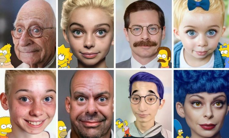 Τεχνητή νοημοσύνη: Πώς θα ήταν οι Simpsons αν ήταν άνθρωποι – Απίστευτες εικόνες