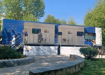 Στα Τρίκαλα στάθμευσε το πρωί του Σαββάτου ΤΕΕ Roadshow ανοίγοντας διάλογο με μηχανικούς και πολίτες   