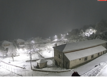 Απριλιάτικο χιόνι στα ορεινά