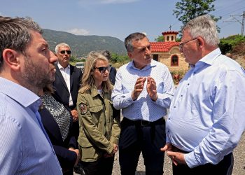 Στην Περιφέρεια Θεσσαλίας υποδέχθηκε ο Δημήτρης Κουρέτας τον Ν. Σμιτ και τον Ν. Ανδρουλάκη