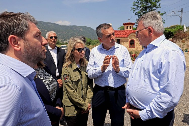 Στην Περιφέρεια Θεσσαλίας υποδέχθηκε ο Δημήτρης Κουρέτας τον Ν. Σμιτ και τον Ν. Ανδρουλάκη