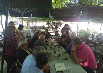 Στα Τρίκαλα περιόδευσε ο ευρωβουλευτής του ΣΥΡΙΖΑ και εκ νέου υποψήφιος Κώστας Αρβανίτης