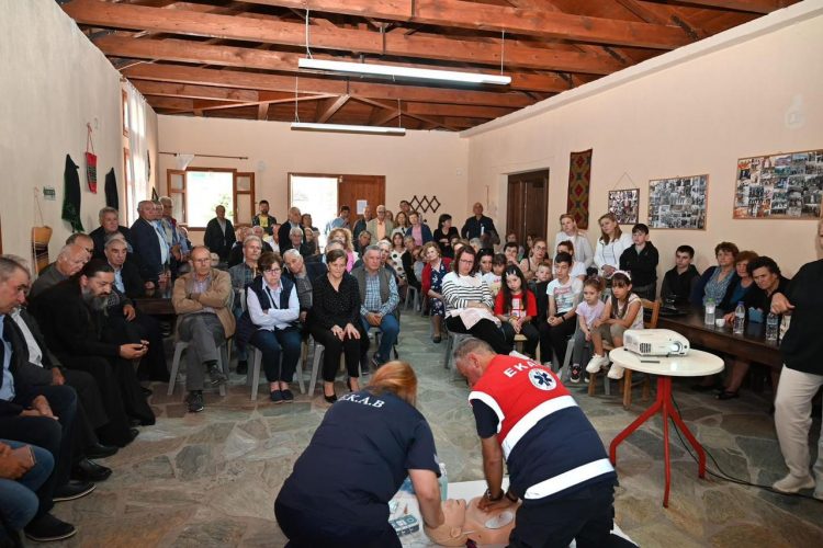 Συνεχίζεται από τον Δήμο Μετεώρων και το ΕΚΑΒ το πρότυπο πρόγραμμα για την εκπαίδευση κατοίκων χωριών του ορεινού όγκου στην παροχή πρώτων βοηθειών