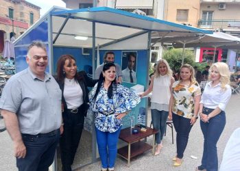 Στα Τρίκαλα περιόδευσε η ευρωβουλευτής της ΝΔ, Βούλα Πατουλίδου
