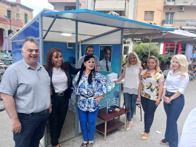 Στα Τρίκαλα περιόδευσε η ευρωβουλευτής της ΝΔ, Βούλα Πατουλίδου
