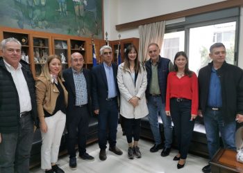 Συνάντηση Δημάρχου Τρικκαίων με E. Κουντουρά και Γ. Τσίπρα