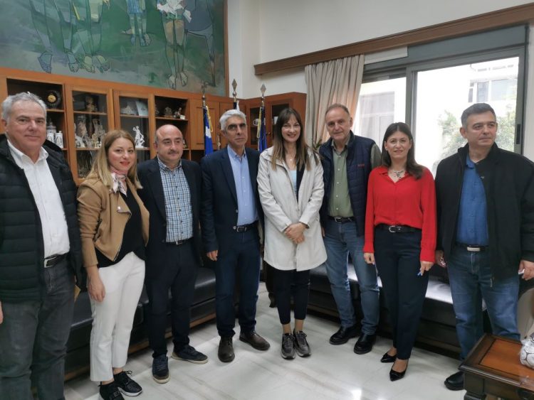 Συνάντηση Δημάρχου Τρικκαίων με E. Κουντουρά και Γ. Τσίπρα