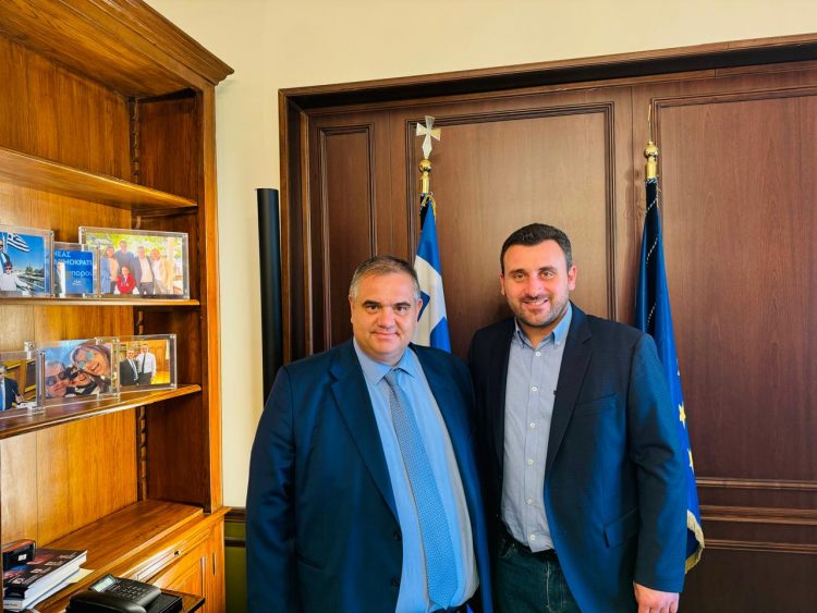Στον νέο Υφυπουργό Εσωτερικών ο Δήμαρχος Μετεώρων |Δέσμευση Σπανάκη να επισκεφτεί σύντομα τον Δήμο Μετεώρων