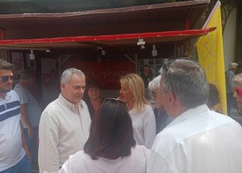 Η Ρένα Δούρου κάλεσε από τα Τρίκαλα τους πολίτες να στείλουν μήνυμα καταδίκης στην ΝΔ