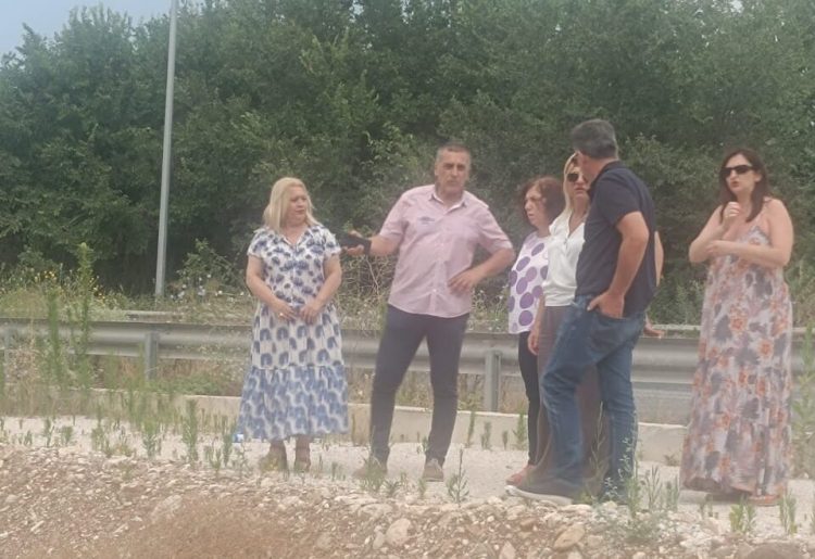 Αυτοψία του Περιφερειάρχη Θεσσαλίας Δημ. Κουρέτα στα χρηματοδοτούμενα από το ΕΣΠΑ οδικά έργα