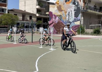 Κινητό Πάρκο Κυκλοφοριακής Αγωγής δημιούργησες ο Δήμος Μετεώρων για τους μαθητές των σχολείων του Δήμου