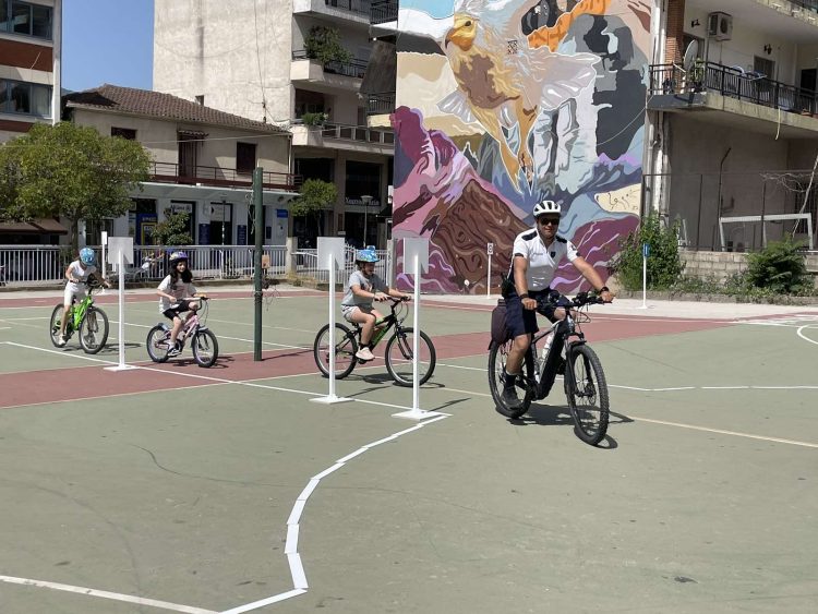 Κινητό Πάρκο Κυκλοφοριακής Αγωγής δημιούργησες ο Δήμος Μετεώρων για τους μαθητές των σχολείων του Δήμου