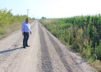 Αυτοψία του δημάρχου Πύλης Κώστα Μαράβα σε έργα της Δ. Κ. Γόμφων