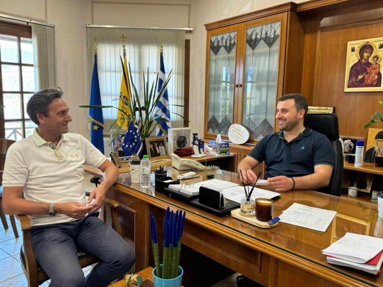 Με τον Δήμαρχο Μετεώρων κ. Λ. Αβραμόπουλο συναντήθηκε ο νέος Αντιπεριφερειάρχης κ. Άρ. Κολιός