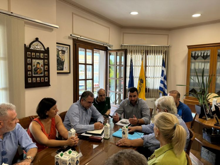 Συνάντηση Δημάρχου Μετεώρων και Γενικού Διευθυντή Δασών