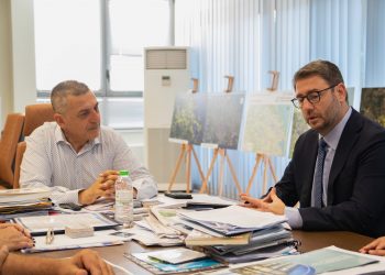 Συνάντηση του Περιφερειάρχη Θεσσαλίας Δημήτρη Κουρέτα με τον Πρόεδρο του ΠΑΣΟΚ-ΚΙΝΑΛ Νίκο Ανδρουλάκη