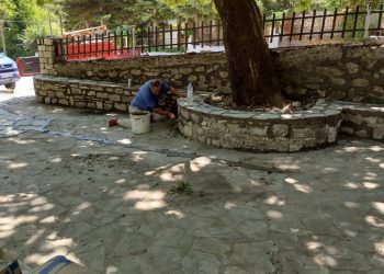 Συντηρεί και αποκαθιστά την πλατεία στον Αμάραντο ο Δήμος Μετεώρων