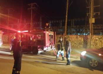 Αναστάτωση στα Τρίκαλα τα μεσάνυχτα της Παρασκευής από έκρηξη στον υποσταθμό της ΔΕΔΔΗΕ