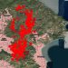 Πύρινο μέτωπο 30 χιλιομέτρων στη βορειοανατολική Αττική – Σοκάρει ο χάρτης της NASA