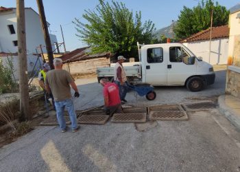 Καθαρισμός φρεατίων ομβρίων από τον Δήμο Μετεώρων και τη ΔΕΥΑ Μετεώρων