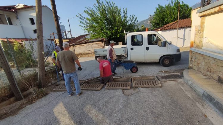 Καθαρισμός φρεατίων ομβρίων από τον Δήμο Μετεώρων και τη ΔΕΥΑ Μετεώρων
