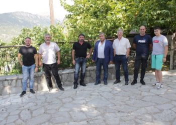 Περιοδεία του Δημάρχου Πύλης Κων/νου Μαράβα στα ορεινά