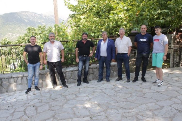 Περιοδεία του Δημάρχου Πύλης Κων/νου Μαράβα στα ορεινά