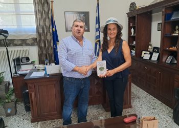 Στο Δημαρχείο Πύλη η πρόεδρος Εφετών Διοικητικού Εφετείου Αθηνών κ. Ευαγγελή Μπράμη