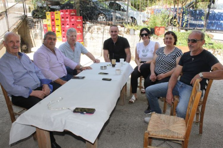 Περιοδεία του Κώστα Μαράβα στα ορεινά του Δήμου Πύλης