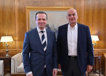 Θανάσης Λιούτας: Συνάντηση με τον Υπουργό Εθνικής Άμυνας Νίκο Δένδια