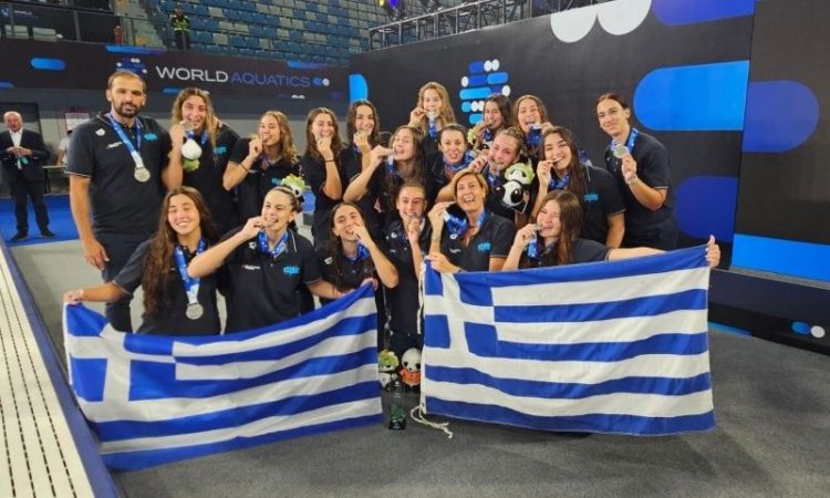 Παγκόσμιο Πρωτάθλημα Πόλο: Δεύτερη στον κόσμο η Εθνική Νεανίδων!