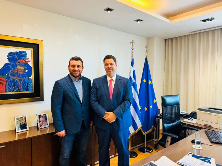 Στον Κοντογεώργη ο Αβραμόπουλος για τα έργα ανασυγκρότησης του Δήμου Μετεώρων από τις καταστροφές του Daniel