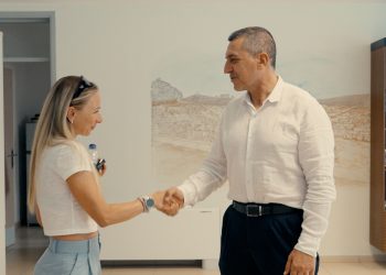 Ο Δημήτρης Κουρέτας  υποδέχτηκε την Ολυμπιονίκη Αντιγόνη Ντρισμπιώτη