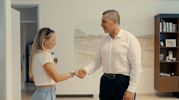 Ο Δημήτρης Κουρέτας  υποδέχτηκε την Ολυμπιονίκη Αντιγόνη Ντρισμπιώτη