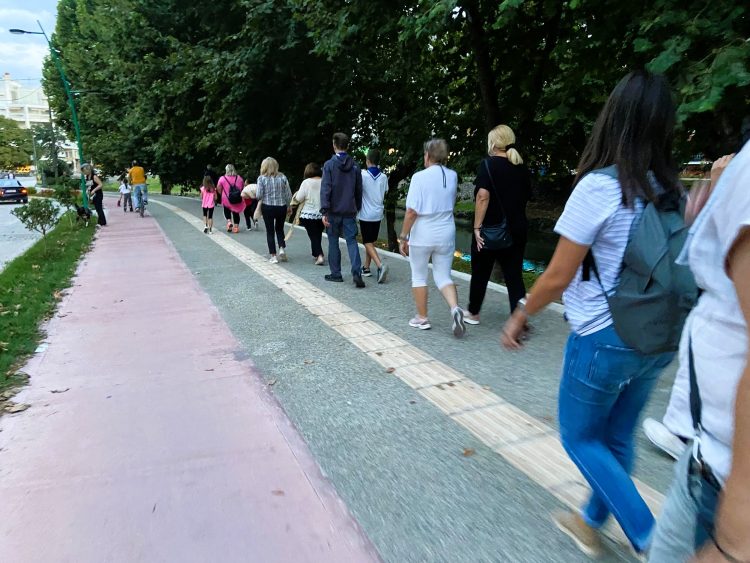Περίπατος και ποδηλατάδα στις όχθες του Ληθαίου για την Ημέρα Χωρίς Αυτοκίνητο στα Τρίκαλα