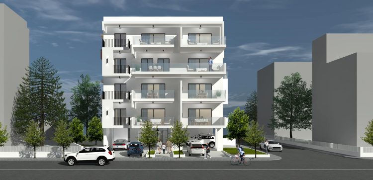 Νέα τετραώροφη οικοδομή πολυτελών διαμερισμάτων στα Τρίκαλα