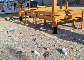 Βανδαλισμοί στην αυλή του 4ου Γυμνασίου Τρικάλων (ΦΩΤΟ) | Ανησυχία από τους εκπαιδευτικούς | Ζητούν ενίσχυση των μέτρων ασφαλείας