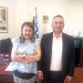 Συνάντηση Αντιπεριφερειάρχη Υγείας Βαγγ. Αποστόλου με την Υποδιοικήτρια της 5ης ΥΠΕ Μαρία Μήτσιου   