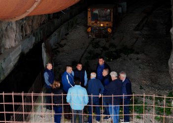 Αυτοψία Περιφερειάρχη Δ. Κουρέτα- Δημάρχου Λαρισαίων Αθ. Μαμάκου στα ημιτελή έργα του Αχελώου