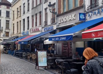Ένας πεζόδρομος γεμάτος Ελλάδα στην καρδιά των Βρυξελλών