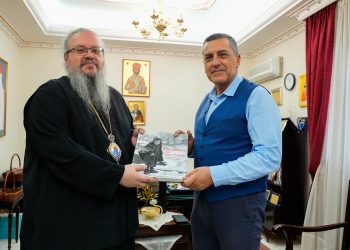 Συνάντηση Περιφερειάρχη Δημ. Κουρέτα με τον Μητροπολίτη Λαρίσης και Τυρνάβου Ιερώνυμο