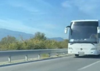 Τρόμος στην Ε/Ο Τρικάλων–Καλαμπάκας από λεωφορείο στο αντίθετο ρεύμα κυκλοφορίας