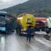 Σύγκρουση νταλίκας με λεωφορείο στην Τρυγόνα Καλαμπάκας
