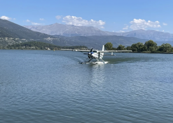 Υδροπλάνα στη Λίμνη Παμβώτιδα! Επέστρεψαν στα Ιωάννινα μετά από 15 χρόνια