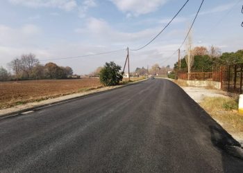 Άσφαλτος και σε τμήμα της οδού Ριζαριού