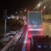 Ανατροπή νταλίκας λόγω ισχυρών ανέμων