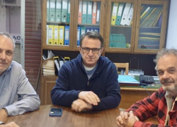 Συνάντηση Β. Λαφαζάνη – Β. Αγγελάκη: Η ενίσχυση της τοπικής αγοράς και της επιχειρηματικότητας στο επίκεντρο