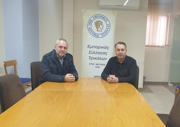 Στο προσκήνιο τα προβλήματα των εμπόρων: Συνάντηση Β. Λαφαζάνη με τον πρόεδρο του Εμπορικού Συλλόγου