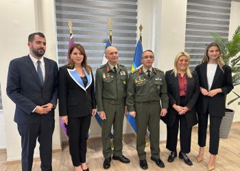 Η Υφυπουργός Κοινωνικής Συνοχής και Οικογένειας, Κατερίνα Παπακώστα, συμμετείχε σε εκδήλωση του Γ’ Σώματος Στρατού στη Θεσσαλονίκη, για την ενδοοικογενειακή βία