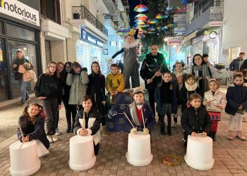 Ο “μαγεμένος δρόμος“, δράση με αστερόσκονη από το ΚΔΑΠ ΟΜΟΝΟΙΑ του Δήμου Τρικκαίων
